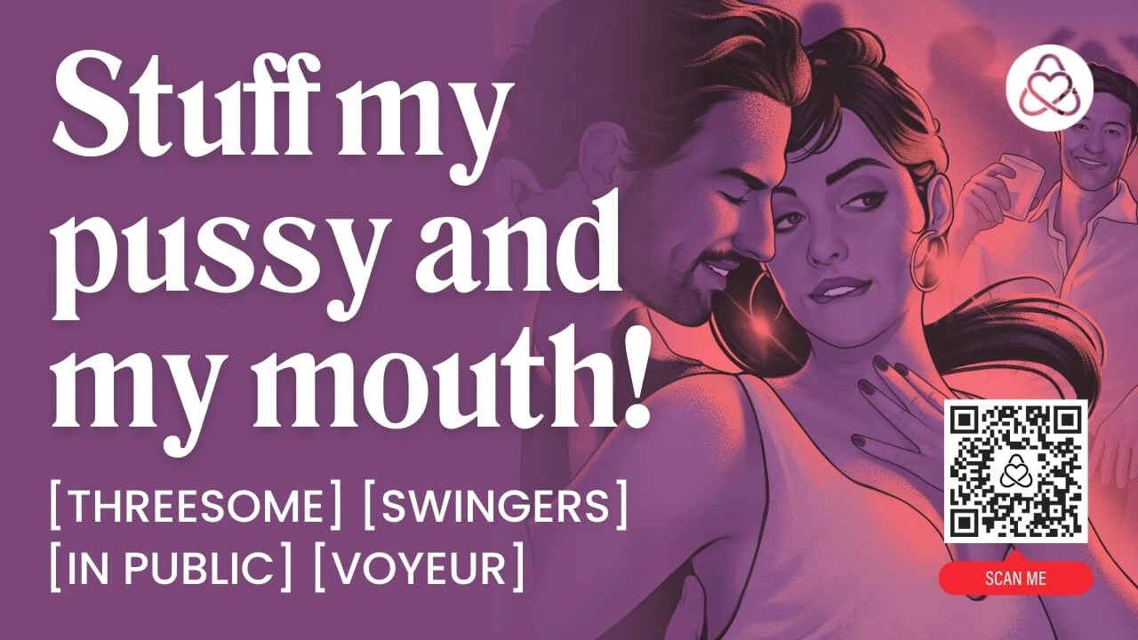 ASMR Audio Porn: Hotwife Fucked in Swingers Club MMF Threesome – Public Sex & DP – Erotic Audio Roleplay